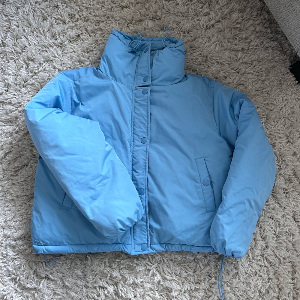 BDG blue puffer jacket